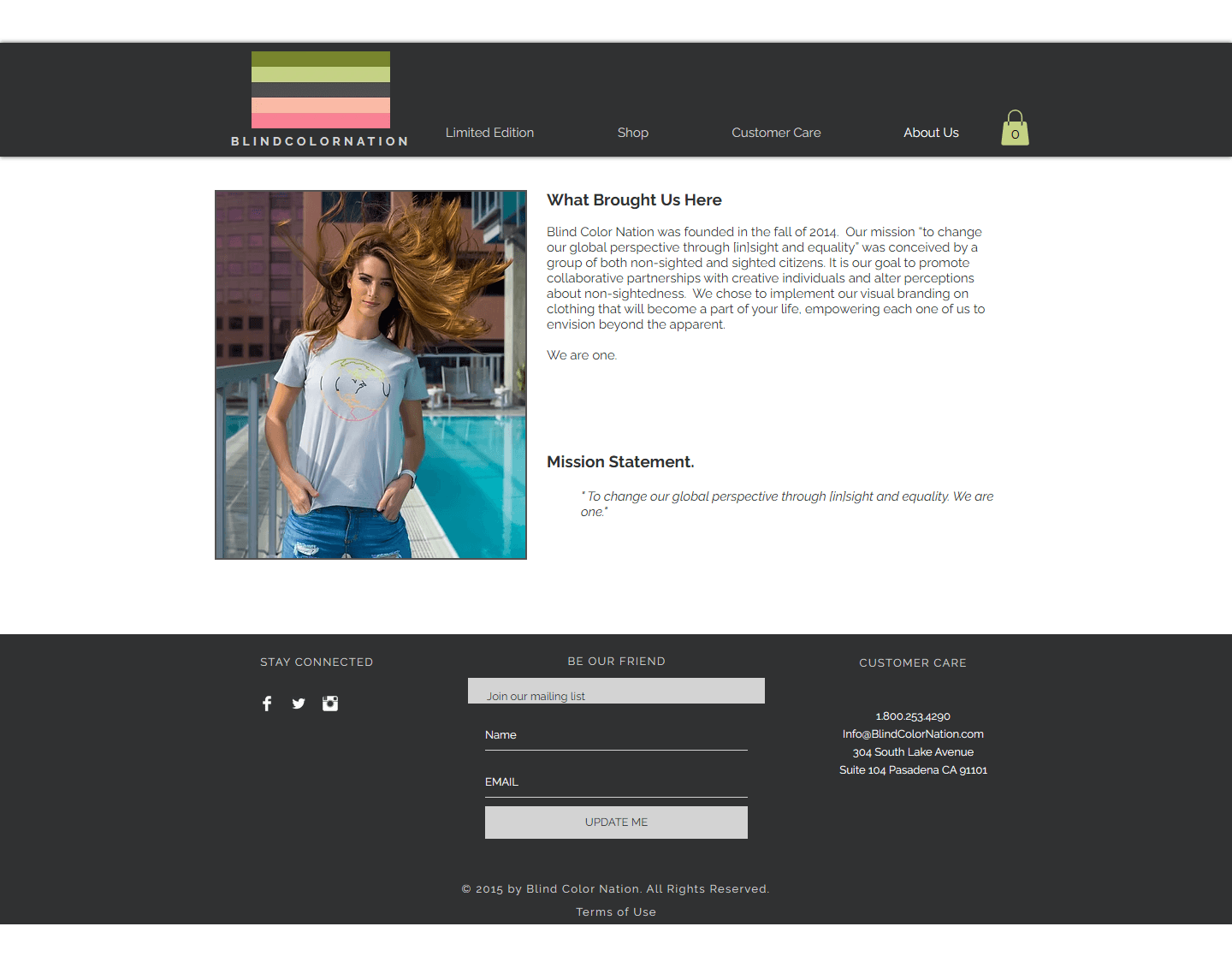 Blind Color Nation — Streetwear Identity, Storefront & Campaign — Storefront