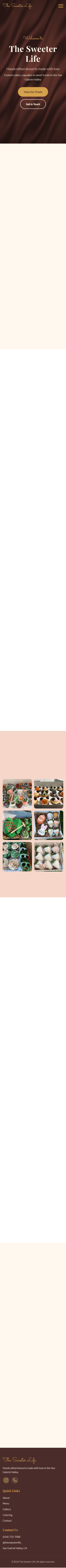 The Sweeter Life — Responsive